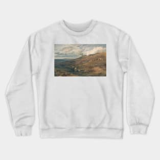 Dartmoor: The Source of the Tamar and the Torridge by J.M.W. Turner Crewneck Sweatshirt